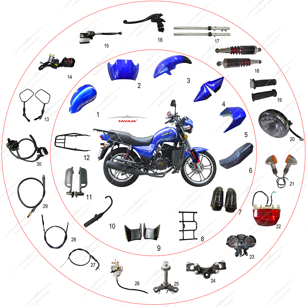 SAVAJA GENUINE SPARE PARTS,CHE